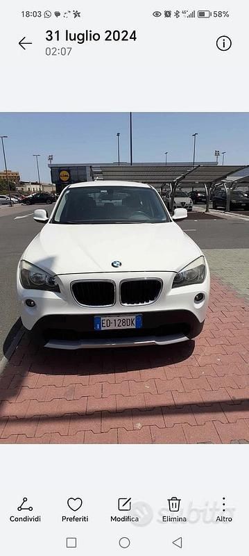 Usata BMW X1 2010 Bianco SUV