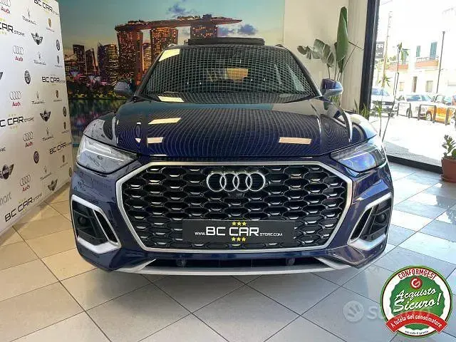 Usata Audi Q5 Sportback S-Line 163 CV (119 kW) 2021 Blu SUV