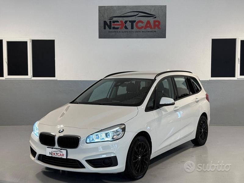 Bianco Usata 2016 BMW 218 Gran Tourer Efficient Dynamics Monovolume | 10.500 € (Buon prezzo) - Immagine 1/4