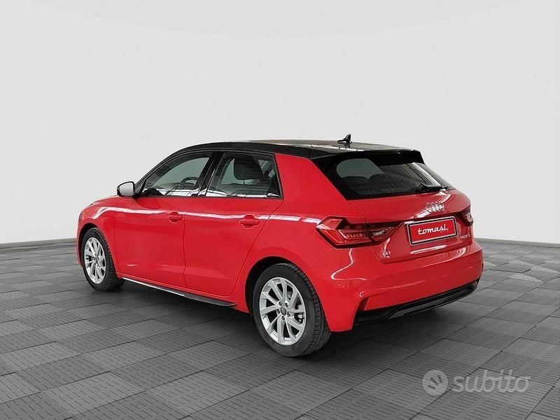 Usata Audi A1 Advanced 116 CV (85 kW) 2019 Rosso misano con tetto grigio manhattan SUV