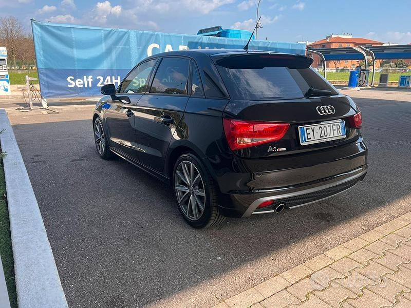 Usata Audi A1 S-Line 90 CV (66 kW) 2015 Nero Utilitaria
