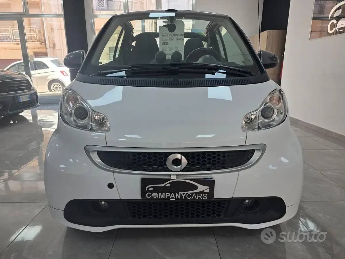 Usata Smart ForTwo Cabrio Passion 71 CV (52 kW) 2015 Bianco Cabrio