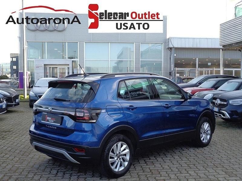 Usata VW T-Cross Style 95 CV (69 kW) 2022 Blu ravenna SUV