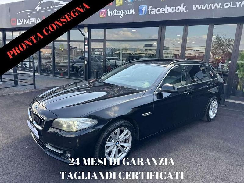 Begagnad BMW 520 190 HK (139 kW) 2015 Svart Sedan