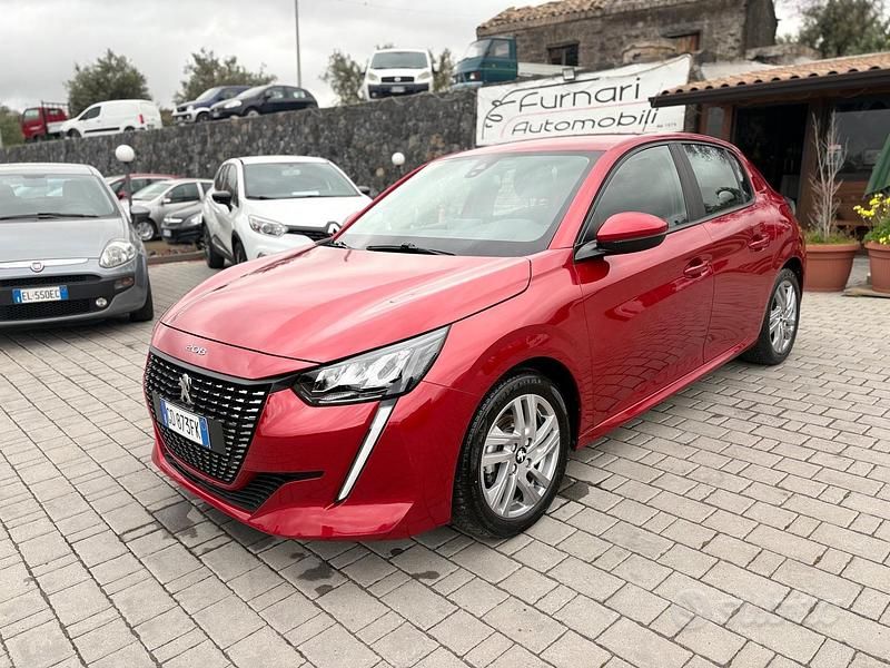 Usata Peugeot 208 Active 81 CV (59 kW) 2020 Rosso Utilitaria