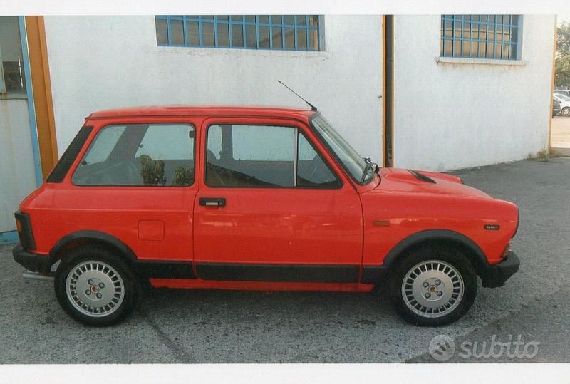 Usata Autobianchi A112 1981 Rosso Utilitaria
