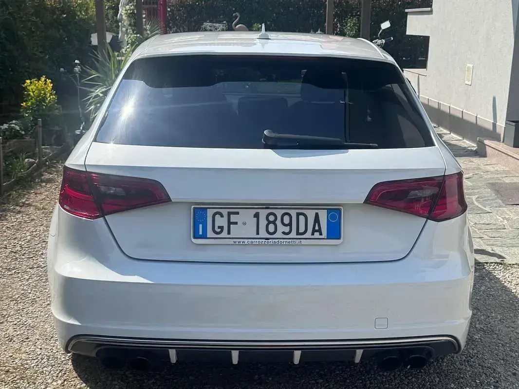 Usata Audi S3 300 CV (220 kW) 2014 Bianco Berlina