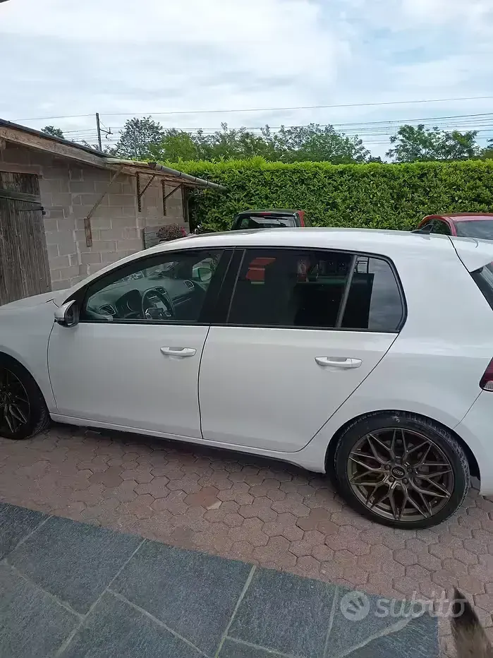 Usata VW Golf VI GTI 210 CV (154 kW) 2010 Bianco Berlina