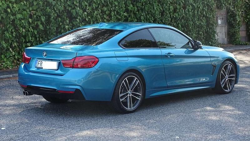 Usata BMW 420 M Sport 190 CV (139 kW) 2018 Blu/azzurro Coupé