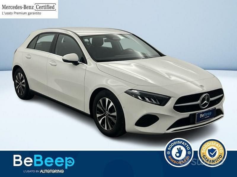Usata Mercedes A180 Advanced 116 CV (85 kW) 2025 Bianco pastello Berlina