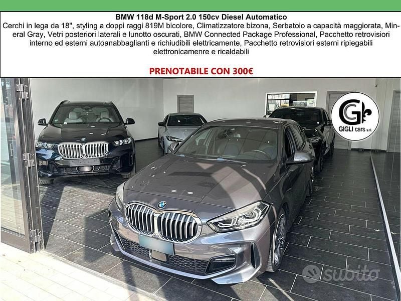Usata BMW 118 M Sport 150 CV (110 kW) 2021 Grigio Utilitaria