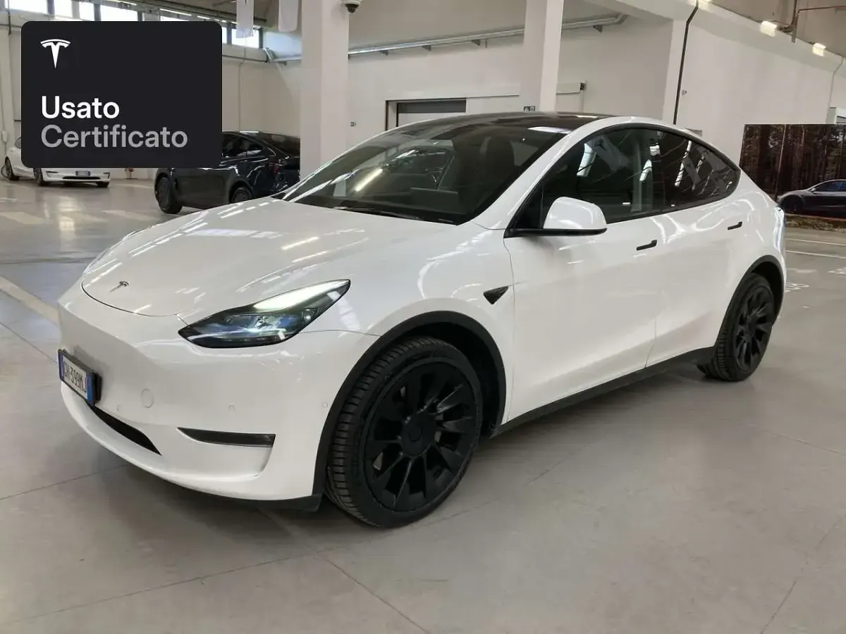 Usata Tesla Model Y Long Range AWD 258 kW (351 CV) 2022 Pearl white multicoat SUV