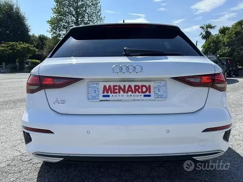 Usata Audi A3 Advanced 150 CV (110 kW) 2023 Bianco Berlina