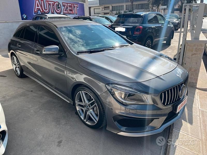 Usata Mercedes CLA45 AMG AMG 381 CV (280 kW) 2016 Grigio Station wagon