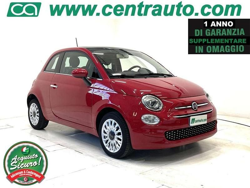 Usata Fiat 500 Lounge 69 CV (50 kW) 2018 Rosso Utilitaria