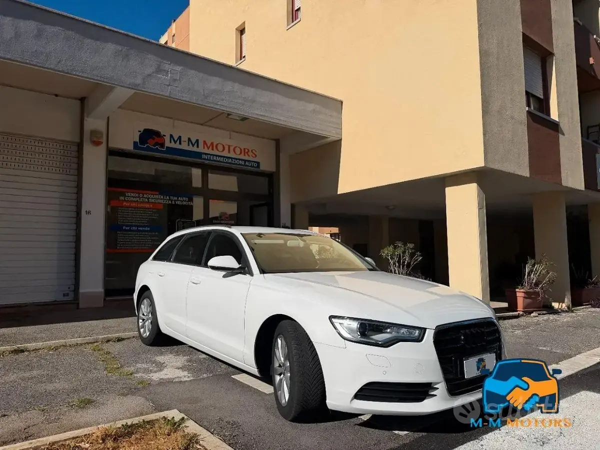Usata Audi A6 Advanced Plus 177 CV (130 kW) 2012 Bianco Station wagon