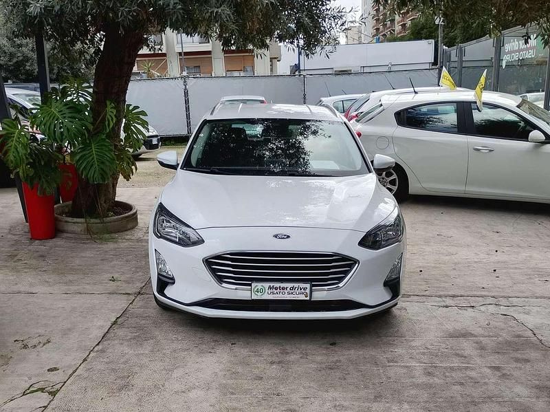 Usata Ford Focus ST-Line 120 CV (88 kW) 2020 Bianco Station wagon