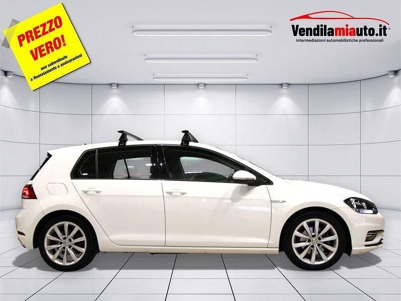 Usata VW Golf VII Highline 131 CV (96 kW) 2019 Bianco Utilitaria