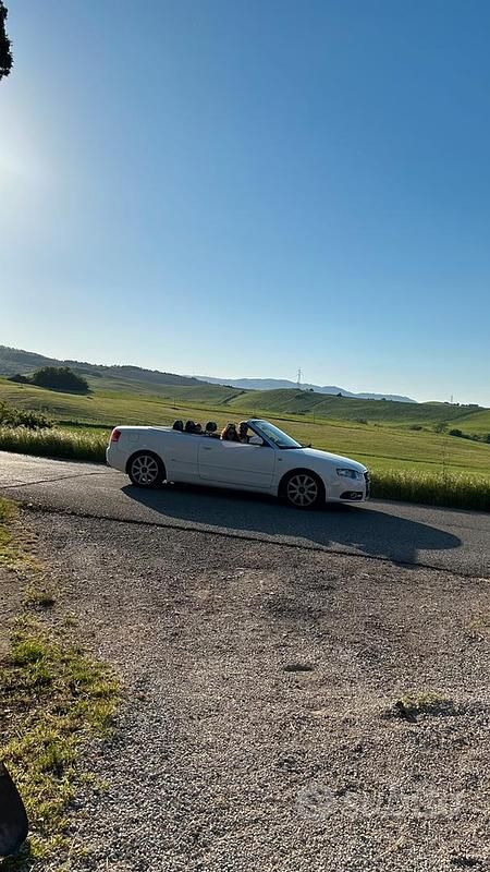 Usata Audi A4 Cabriolet S-Line 170 CV (125 kW) 2008 Bianco Cabrio