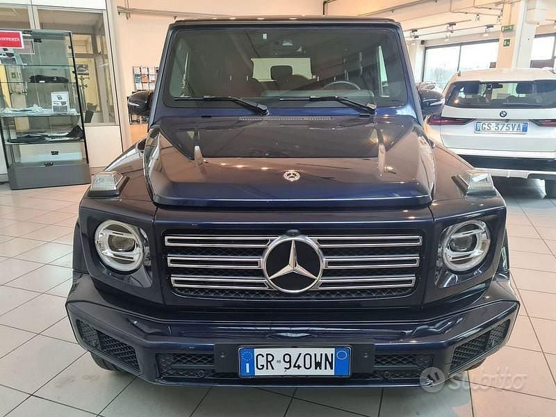 Usata Mercedes G400 Exclusive 330 CV (242 kW) 2023 Blu canvasite SUV