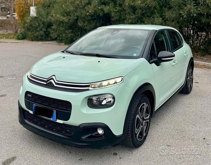 Usata Citroën C3 PureTech 82 CV (60 kW) 2017 Verde Berlina