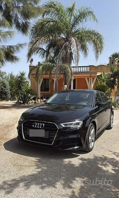 Usata Audi A3 S-Line 116 CV (85 kW) 2019 Nero Berlina