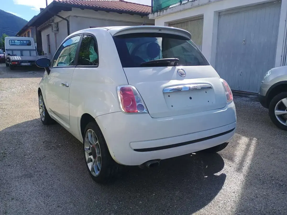 Usata Fiat 500 Sport 101 CV (74 kW) 2008 Bianco Utilitaria