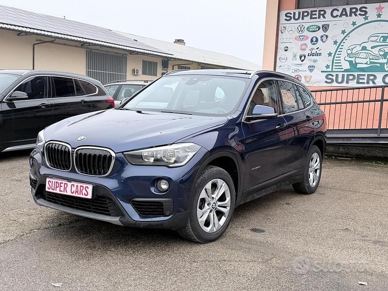 Usata BMW X1 Sport Line 190 CV (139 kW) 2016 Blu SUV