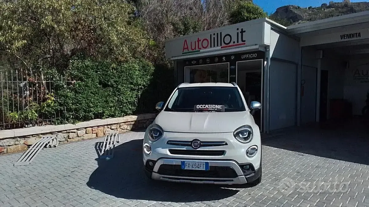 Usata Fiat 500X Cross 95 CV (69 kW) 2019 Bianco SUV