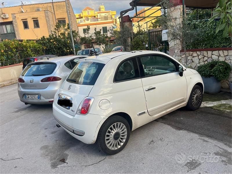 Usata Fiat 500 75 CV (55 kW) 2014 Bianco Berlina