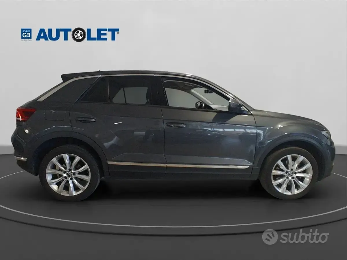 Usata VW T-Roc Advance 150 CV (110 kW) 2021 Grigio SUV