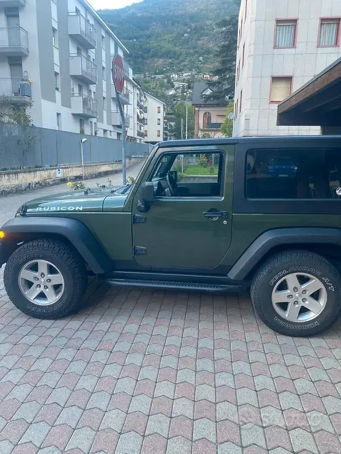 Usata Jeep Wrangler Rubicon 177 CV (130 kW) 2008 Verde SUV