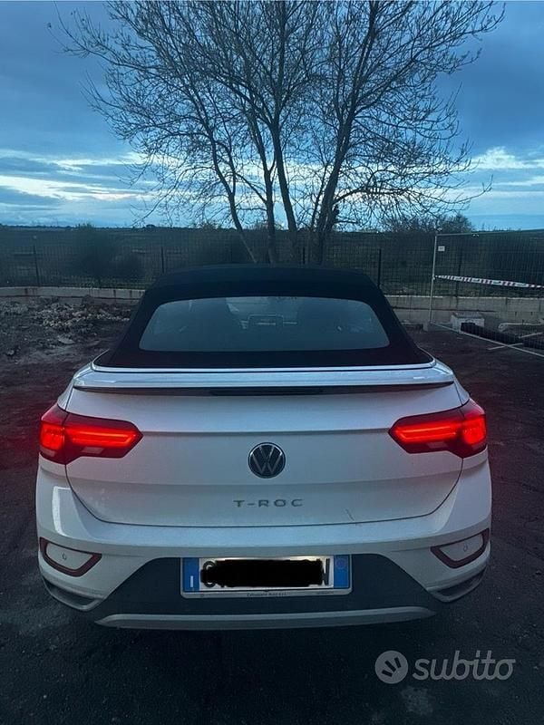 Usata VW T-Roc Cabriolet 2023 Bianco Cabrio