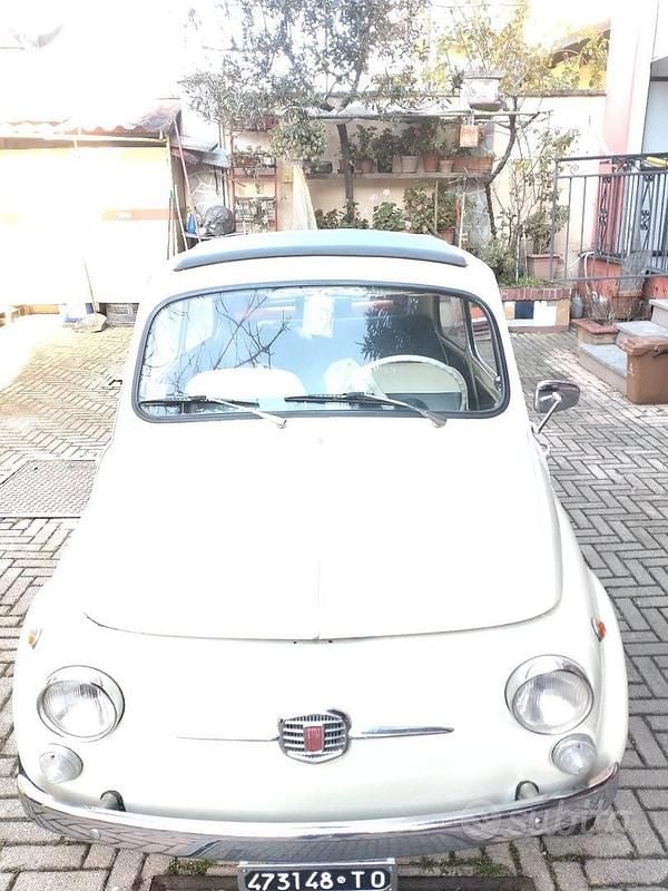 Bianco Usata 1960 Fiat 500 Cabrio | 12.000 € - Immagine 1/4