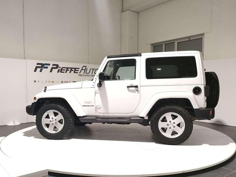 Usata Jeep Wrangler Sahara 200 CV (147 kW) 2013 Bianco SUV