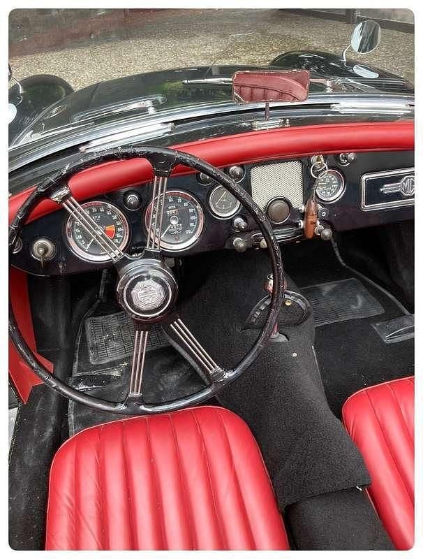 Usata MG MGA 71 CV (52 kW) 1957 Nero Cabrio
