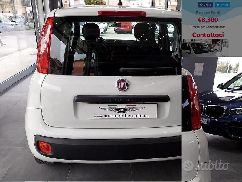 Usata Fiat Panda Easy 69 CV (50 kW) 2017 Bianco Utilitaria