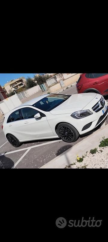 Usata Mercedes A200 136 CV (100 kW) 2014 Bianco Berlina