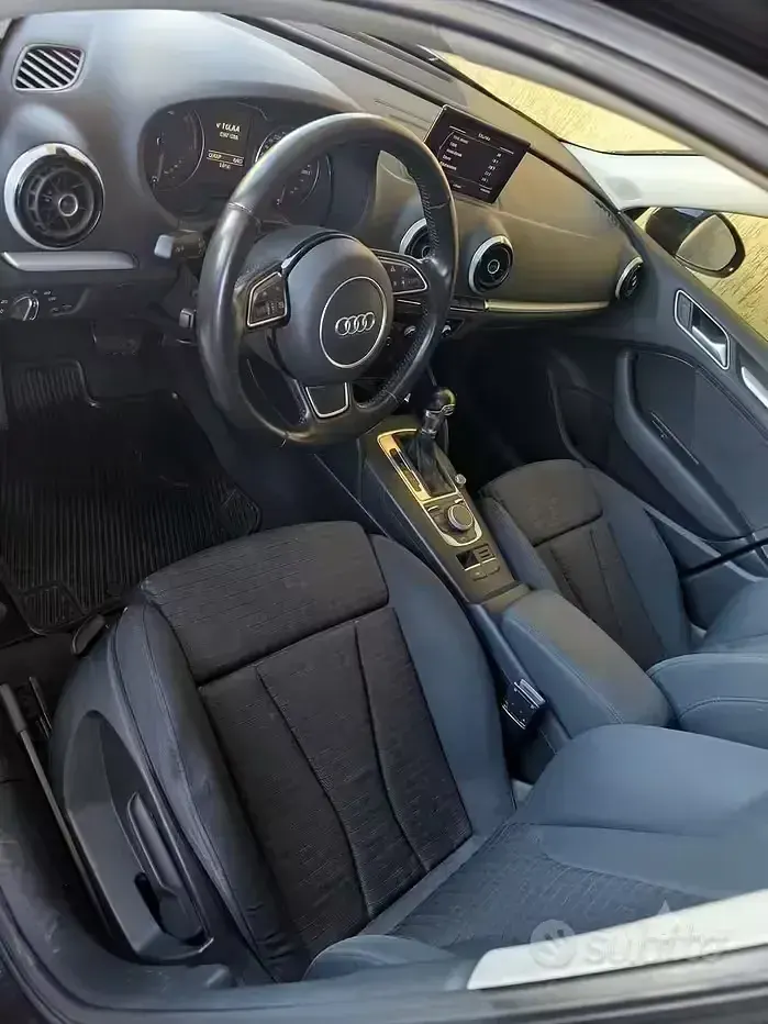 Usata Audi A3 105 CV (77 kW) 2018 Nero Berlina
