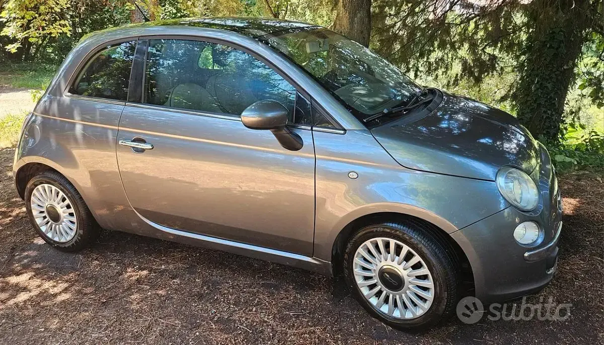 Usata Fiat 500 Lounge 69 CV (50 kW) 2012 Grigio Berlina