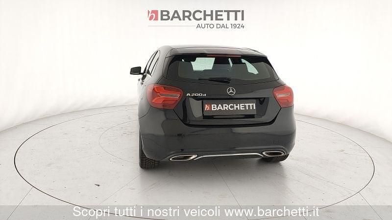 Usata Mercedes A200 Business 136 CV (100 kW) 2018 Nero Utilitaria