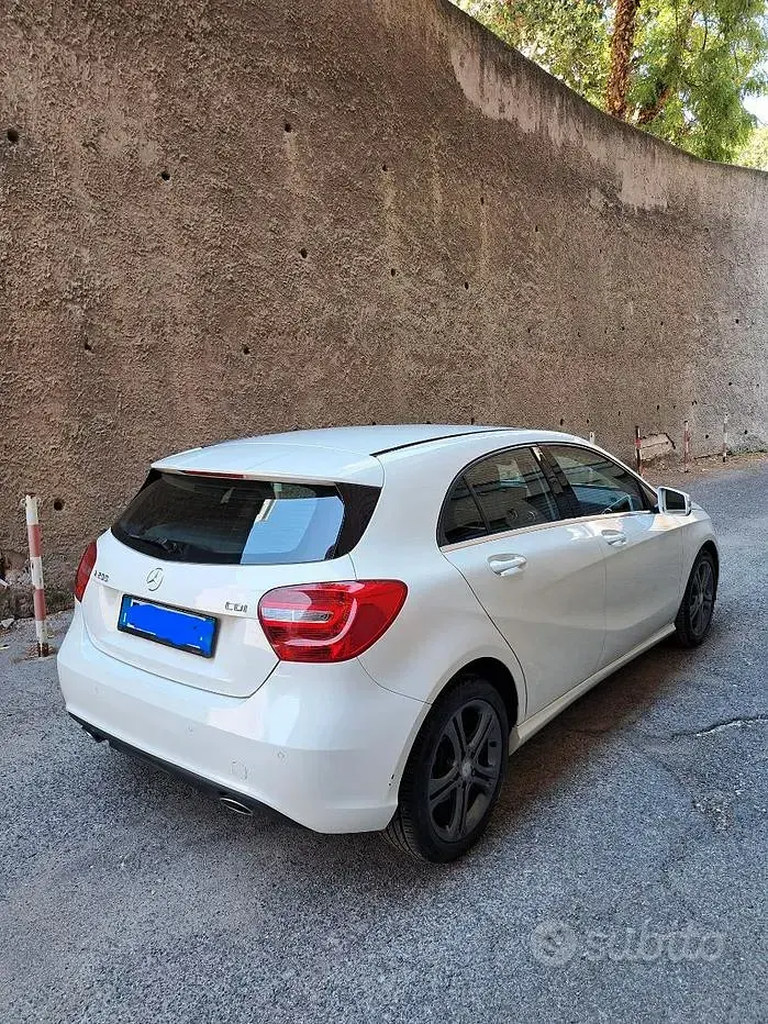 Usata Mercedes A200 136 CV (100 kW) 2013 Bianco Berlina