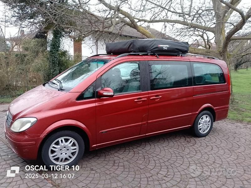 Usata Mercedes Viano 2005 Rosso Monovolume