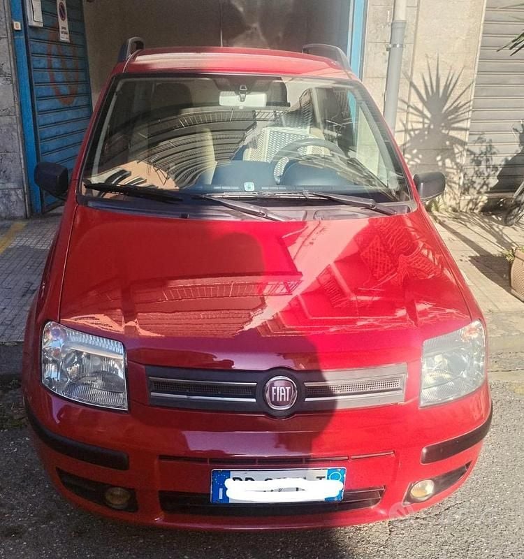 Usata Fiat Panda 2008 Rosso Utilitaria