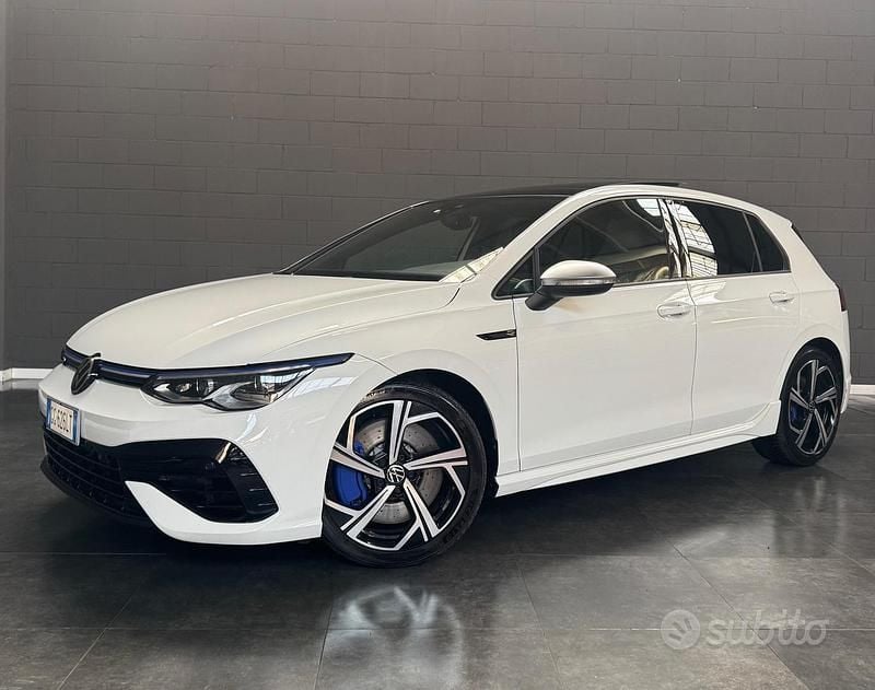 Usata VW Golf VIII R 320 CV (235 kW) 2022 Bianco Berlina