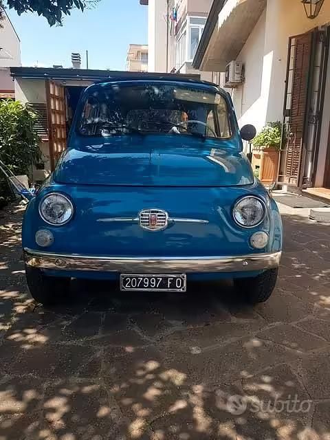 Usata Fiat 500 1960 Blu Utilitaria