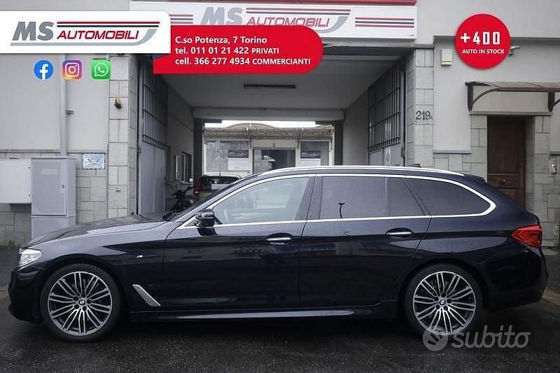 Usata BMW 530 M Sport 249 CV (183 kW) 2018 Blu scuro Station wagon