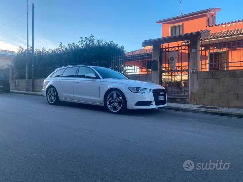 Bianco Usata 2014 Audi A6 S-Line Station wagon | 13.000 € (Ottimo prezzo) - Immagine 1/4