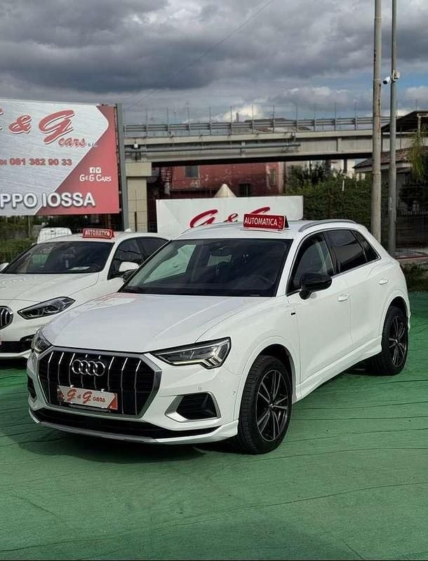 Bianco Usata 2019 Audi Q3 S-Line SUV | 24.498 € (Buon prezzo) - Immagine 1/4