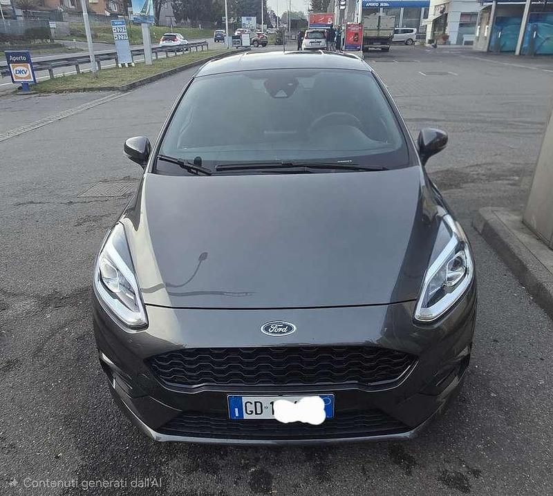 Usata Ford Fiesta ST-Line 125 CV (91 kW) 2021 Grigio Utilitaria